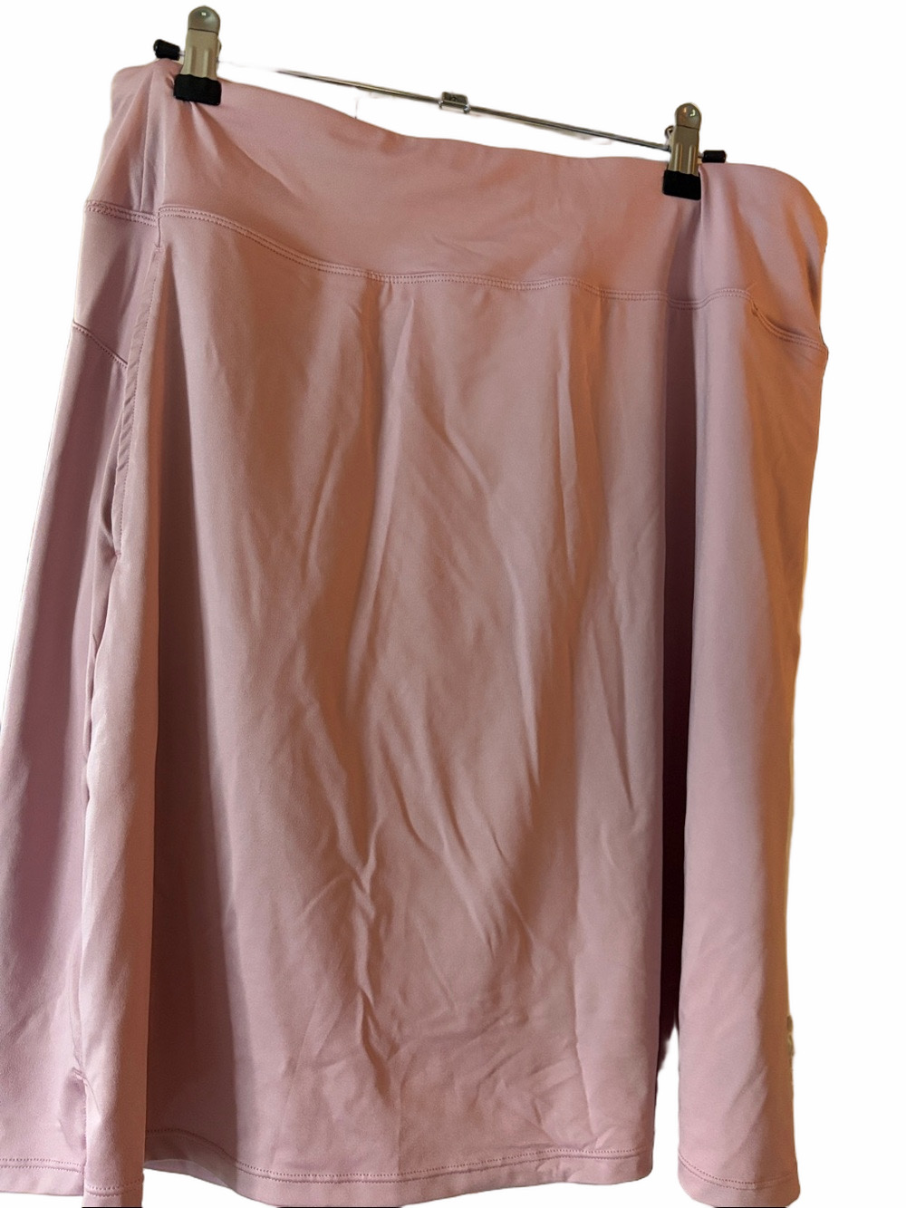 Dusty pink 2X athletic skort.